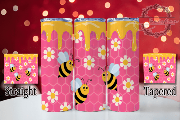 3D Inflated Bee Tumbler