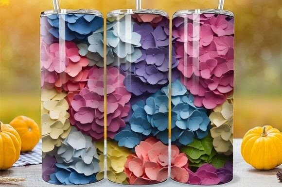 Botanical Hydrangea Tumbler Wrap: Elevating Everyday Drinkware