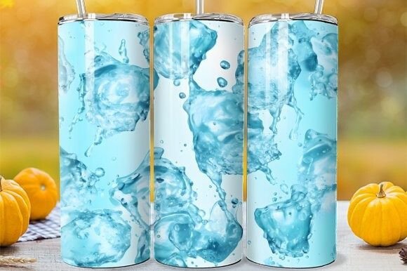 Evaluating the 3D Ice Cubes in Water Tumbler Wrap for Custom Sublimation Projects