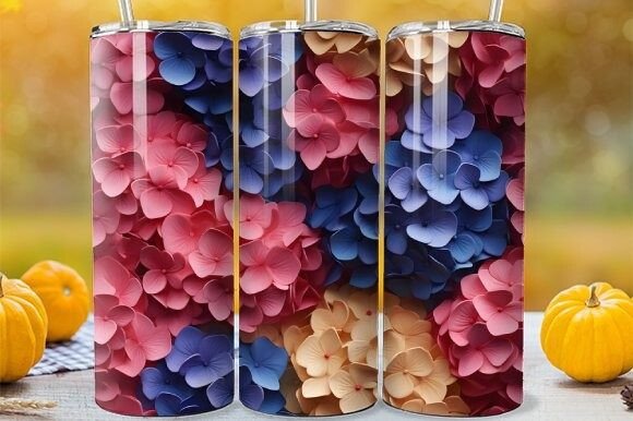 Transform Your Spring Parties with the 3D Hydrangea Tumbler Spring Flower
